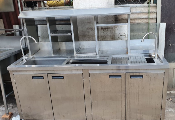 QUẦY TRÀ SỮA INOX CAO CẤP