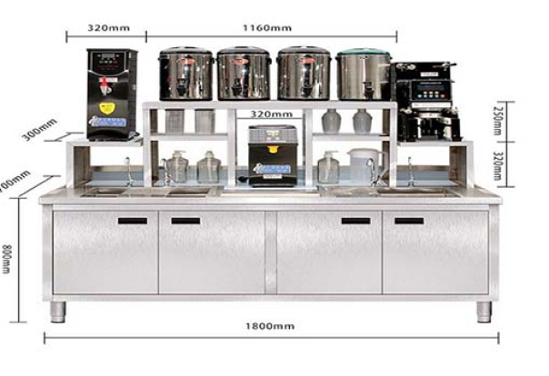 QUẦY TRÀ SỮA INOX