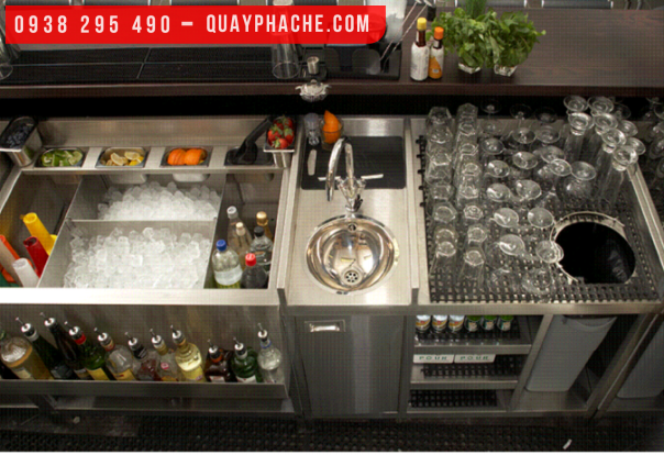 QUẦY BAR INOX NHÀ HÀNG