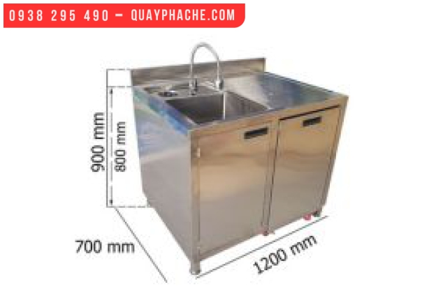 QUẦY BAR INOX MINI